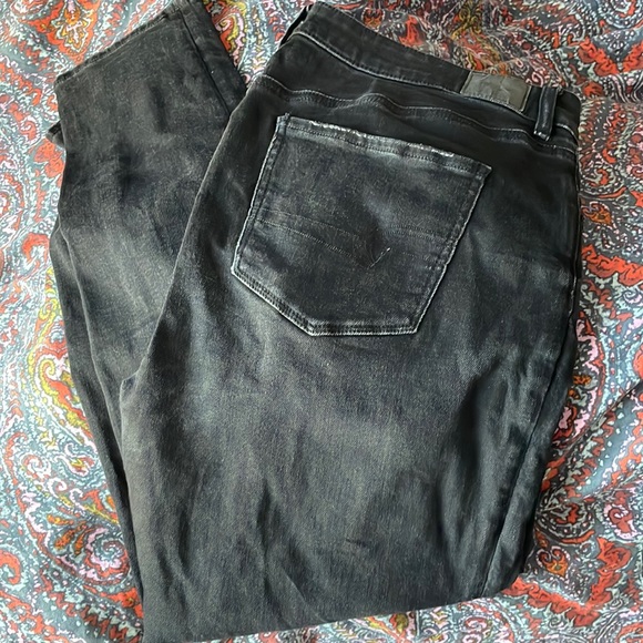 American Eagle Black Size 14 Stretch Hi-Rise Skinny Jeans - Picture 1 of 4